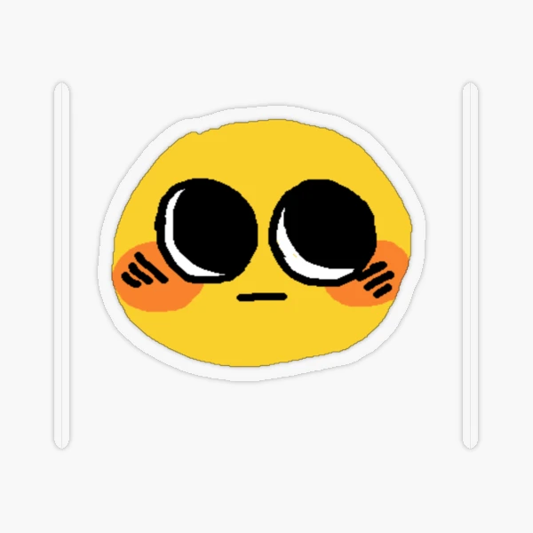 Shush Cursed Emoji Sticker for Sale by pepecharls