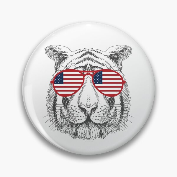 Item preview, Patriotic Tiger designed and sold by prettyletters.