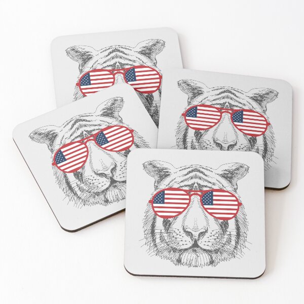 Item preview, Patriotic Tiger designed and sold by prettyletters.