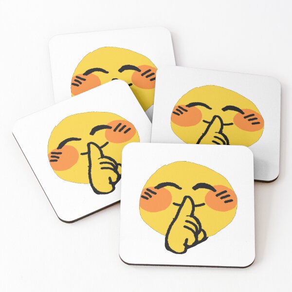 Item preview, Shush Cursed Emoji designed and sold by pepecharls.