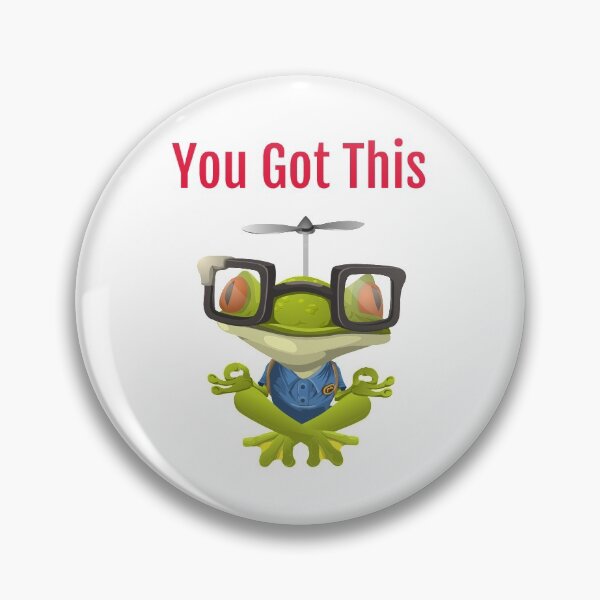 Item preview, You Got This Frog Meditation Design designed and sold by RedTop Tees.