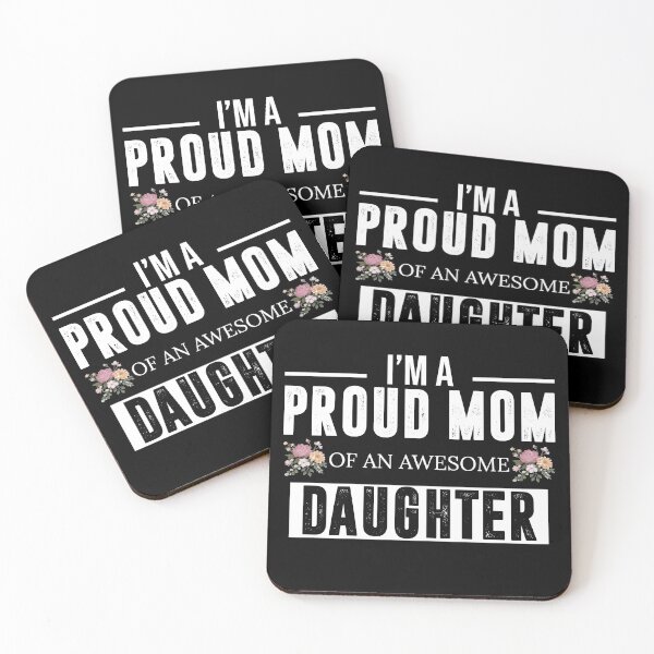 Item preview, proud mom of an awesome daughter designed and sold by BAISSANE.