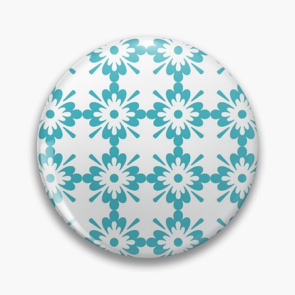 Aperçu de l'œuvre Aqua Floral Design créée et vendue par artgoddess.