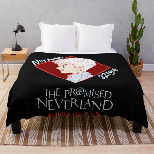 Norman The Promised Neverland Throw Blanket