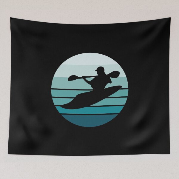 Item preview, Whitewater Kayak Kayaking Vintage Style designed and sold by EstelleStar.