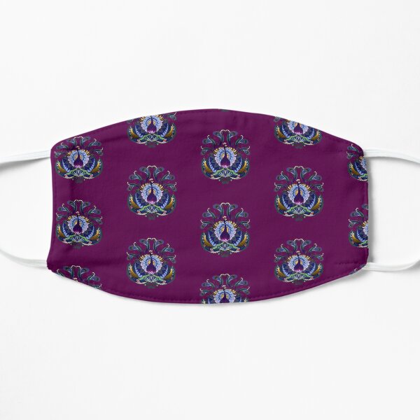 Peacock Mandala - Warm 2 Mask