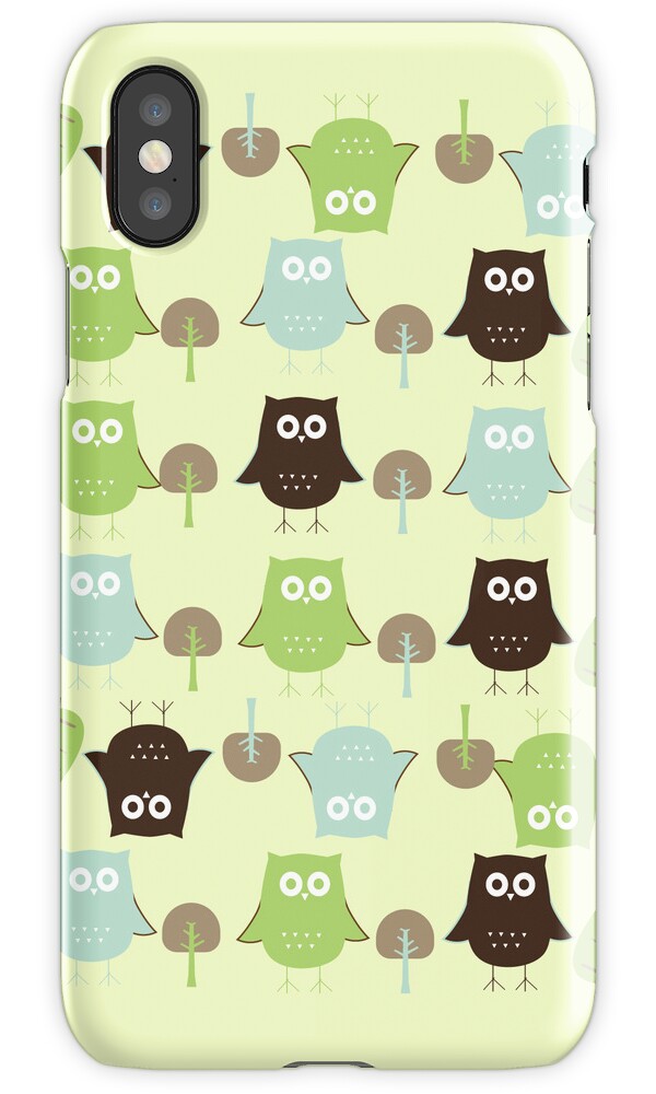 "Owls" iPhone Cases & Skins by sweettoothliz Redbubble