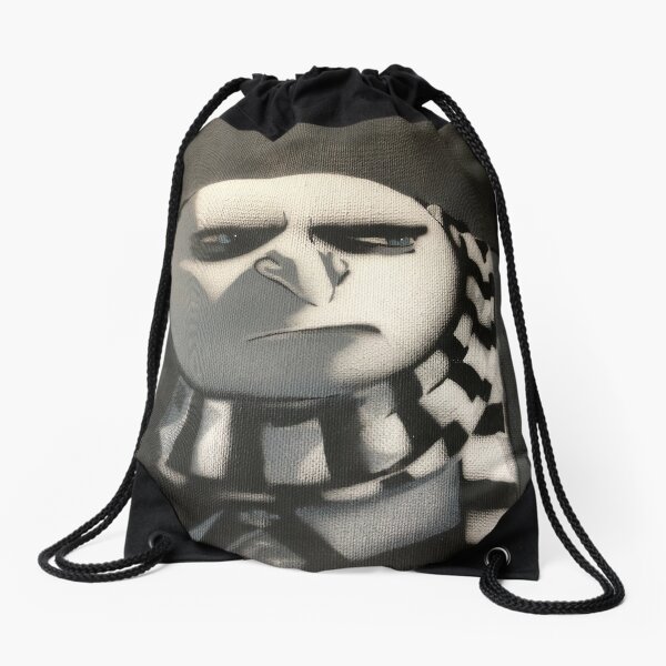 Gru Meme Face Drawstring Bag for Sale by itsjustpeachy