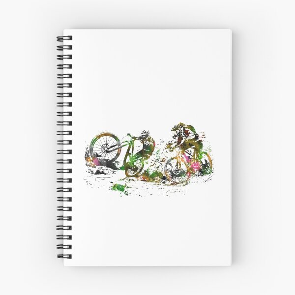 Item preview, Mountain biking couple designed and sold by Rosaliartbook.