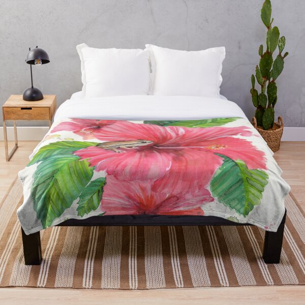 Aperçu de l'œuvre Coqui Grenouille & Fleur d'Hibiscus créée et vendue par 3willows.