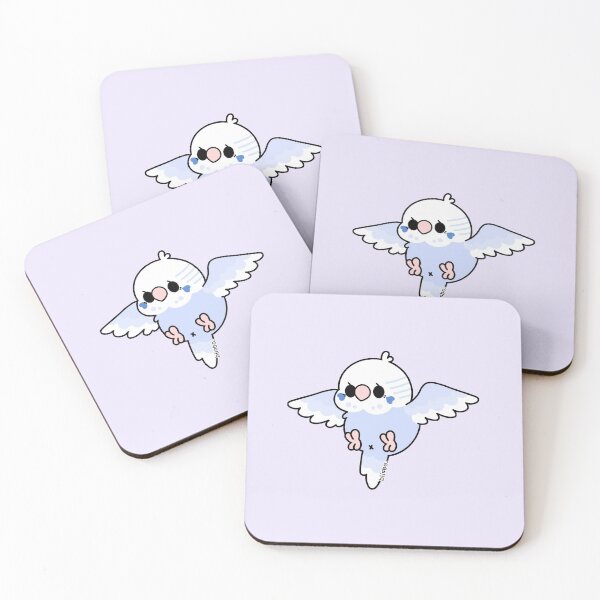 Item preview, Flying Budgie - Lavender designed and sold by blirbos.