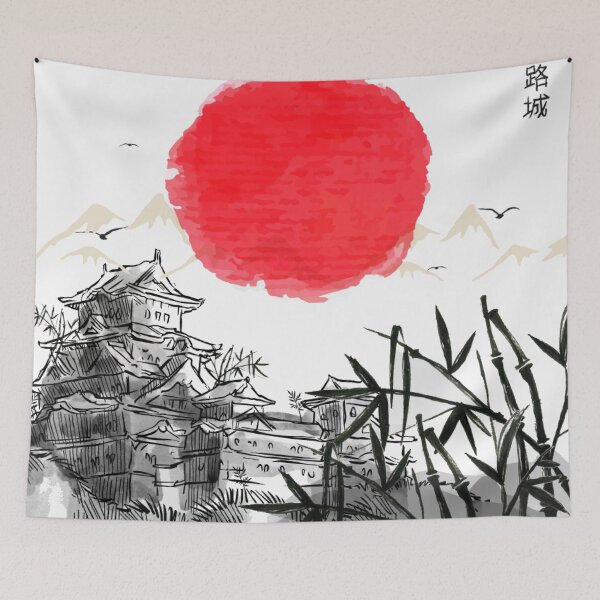 Item preview, Japan japanese landscape designed and sold by MonroeDesign.