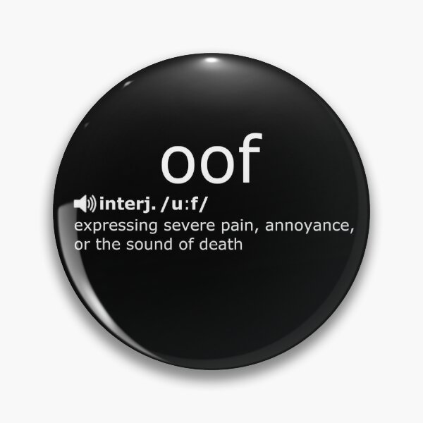 Oof Roblox Sound Pins And Buttons Redbubble - roblox sound effects jailbreak