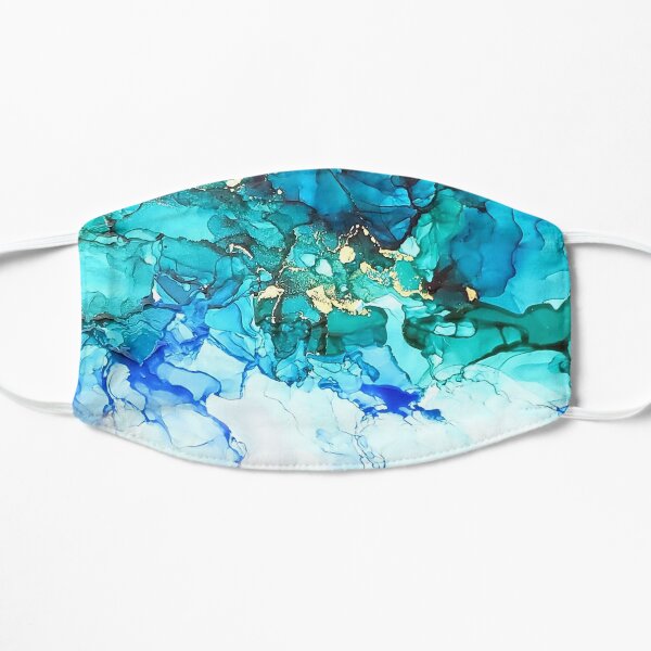 Mermaid Waters - Alcohol Ink Art Mask