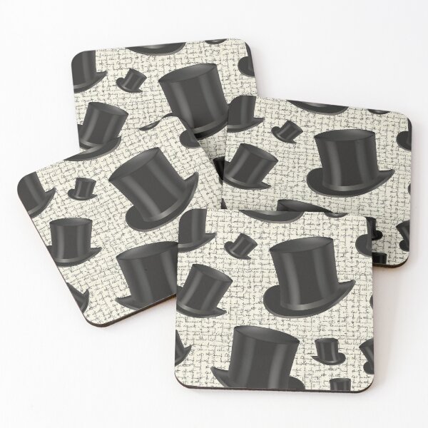 Item preview, Gentleman Jack Style Top Hat with Crosswriting background designed and sold by OkidokiBarlick.