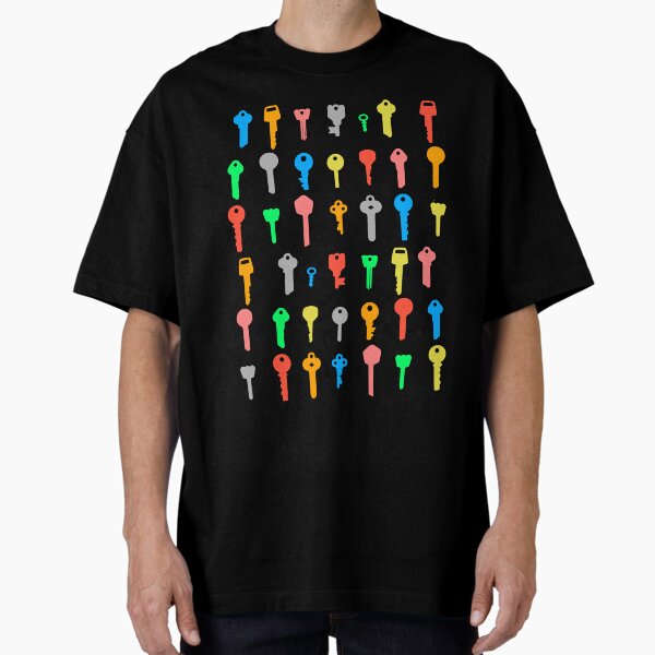 The Coloured Keys to Success Oversized T-Shirt
