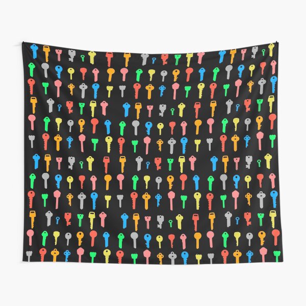 The Coloured Keys to Success Tapestry