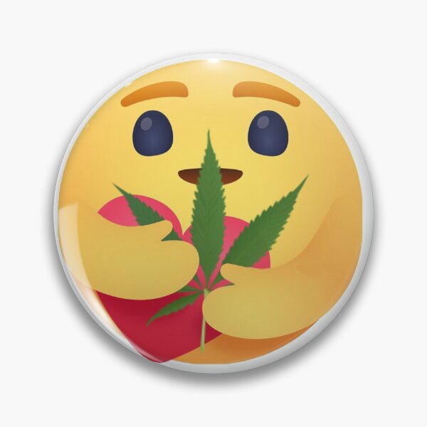 Artikelvorschau, Caring Emoji Hugging Weed entworfen und verkauft von ihardalov.