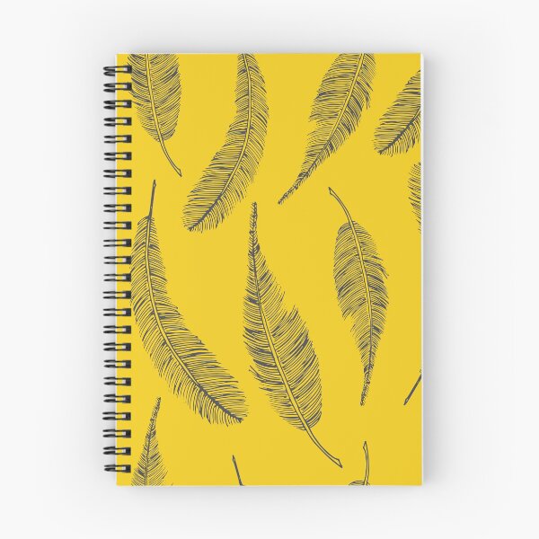 Item preview, Feathers with yellow background designed and sold by KarlaHR.