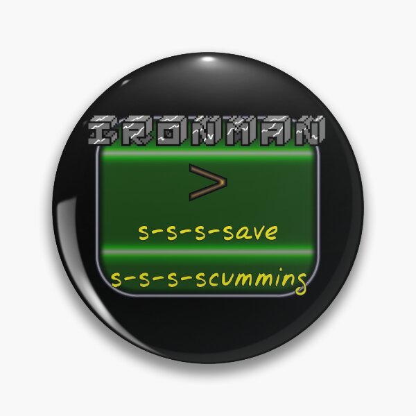 Item preview, Ironman > Save Scumming designed and sold by SolarCross.