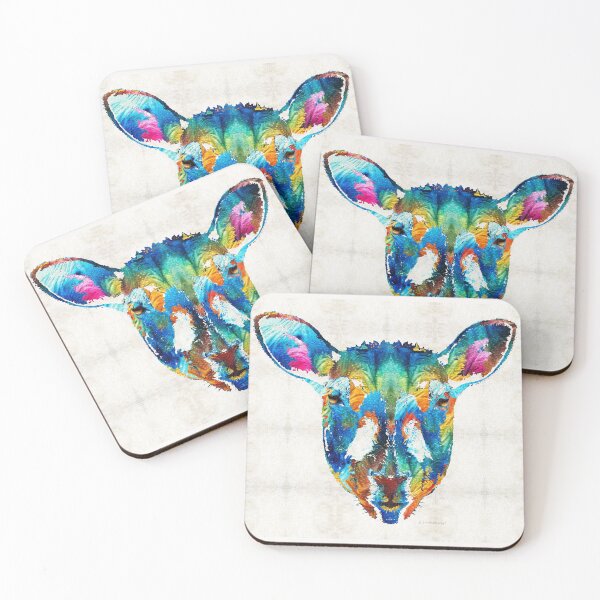 Item preview, Colorful Sheep Art - Shear Color - By Sharon Cummings designed and sold by Sharon Cummings Art.