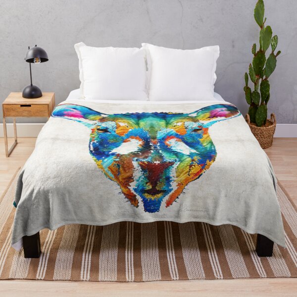 Item preview, Colorful Sheep Art - Shear Color - By Sharon Cummings designed and sold by Sharon Cummings Art.