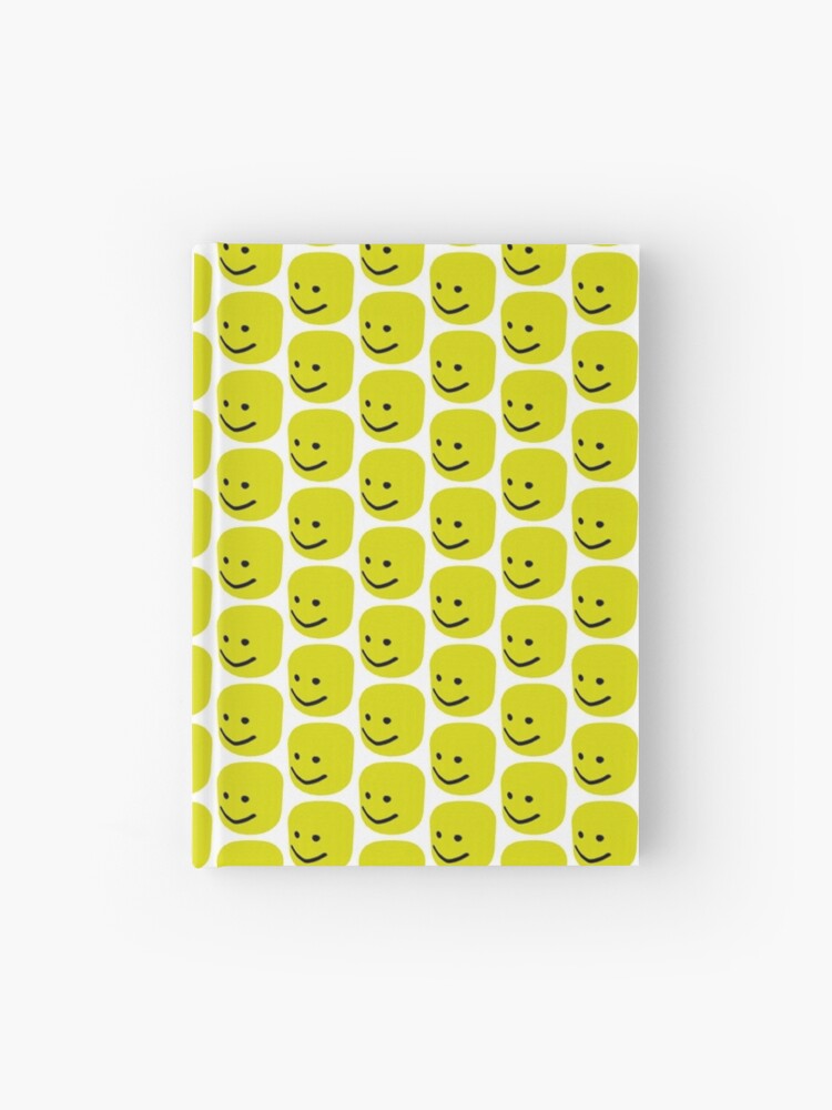 Roblox Noob Big Head Gift For Gamers Hardcover Journal By