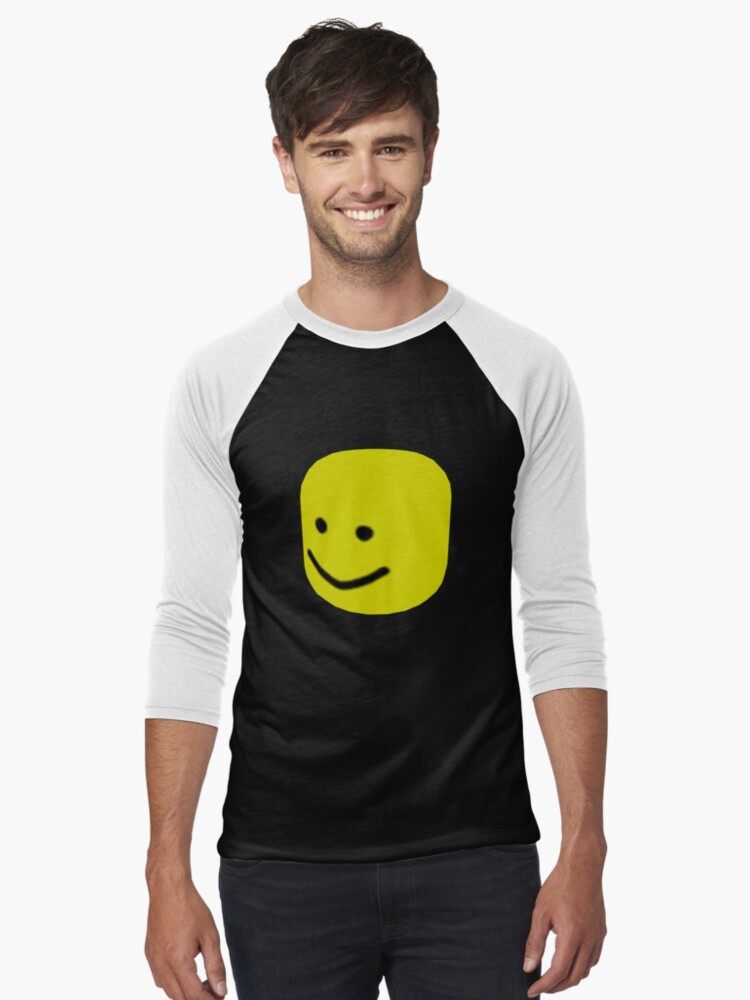 Roblox Noob Big Head Gift For Gamers T Shirt By Smoothnoob Redbubble - roblox black and yellow shirt