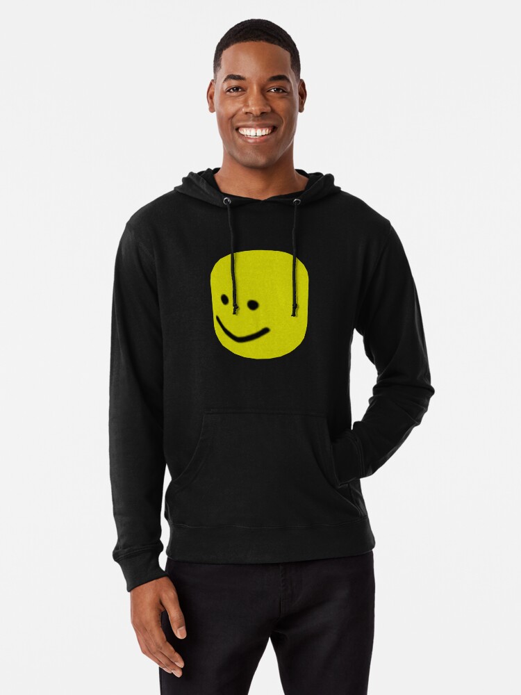 Roblox Noob Big Head Gift For Gamers Lightweight Hoodie By Smoothnoob Redbubble - roblox noob hood