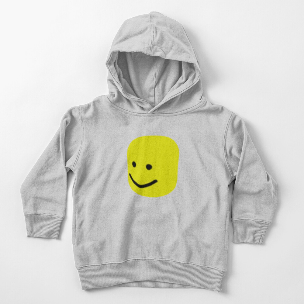 Roblox Noob Big Head Gift For Gamers Toddler Pullover Hoodie By Smoothnoob Redbubble - big head roblox id