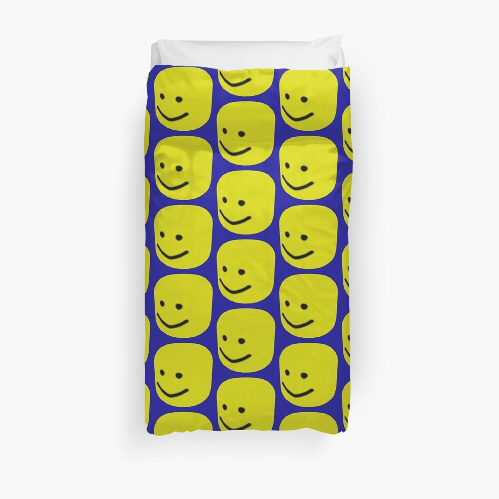 Roblox Noob Big Head Gift For Gamers Duvet Cover By Smoothnoob Redbubble - roblox big head noob gamer gift roblox magnet teepublic