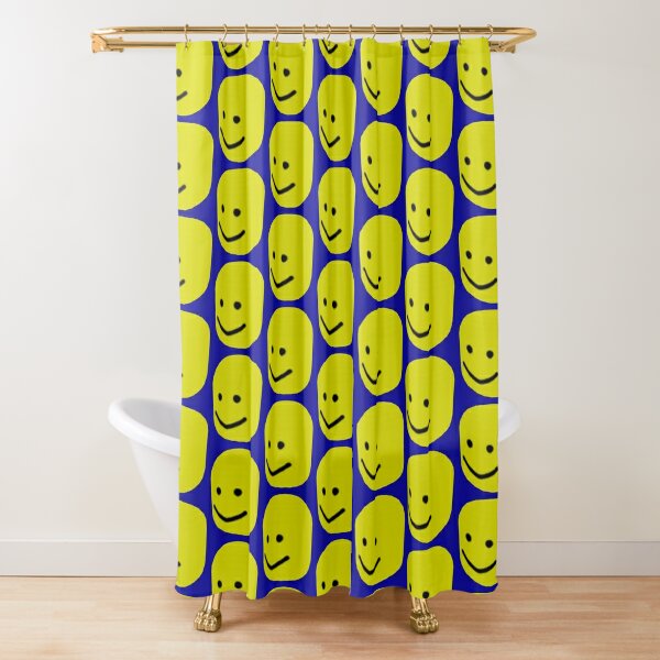 Roblox For Boy Shower Curtains Redbubble - devil bighead roblox