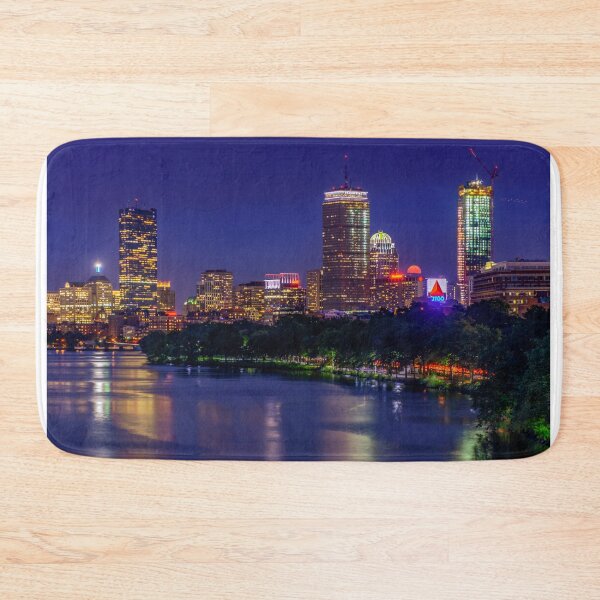 Item preview, Rising Full Moon in Boston city designed and sold by LudaNayvelt.