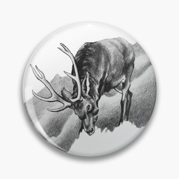 Item preview, Stag Grazing On The Hill designed and sold by Patricia Howitt.