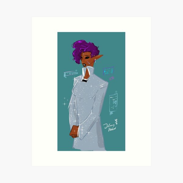 Tech Elf Art Print