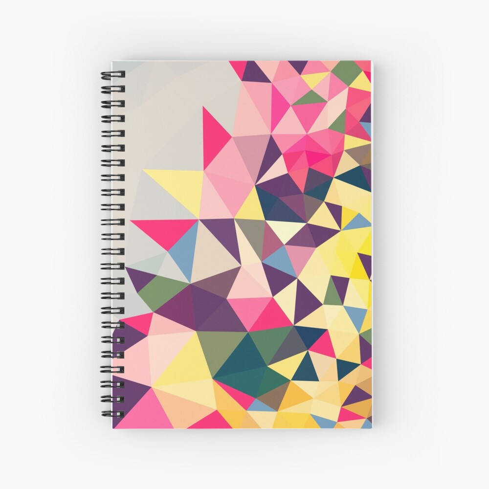 Creeping Tris Spiral Notebook