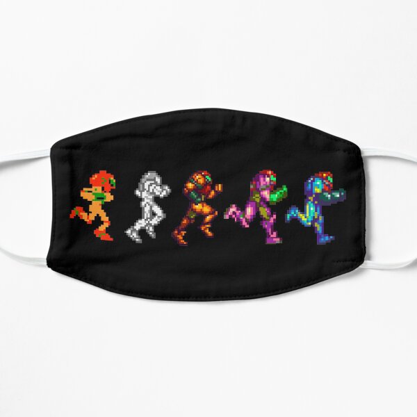 Evolution of Samus | Metroid 2D Pixel Art Sprites | Retro Nintendo Mask
