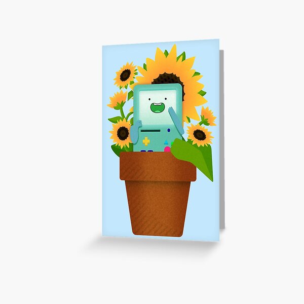 Sunflower BMO Greeting Card