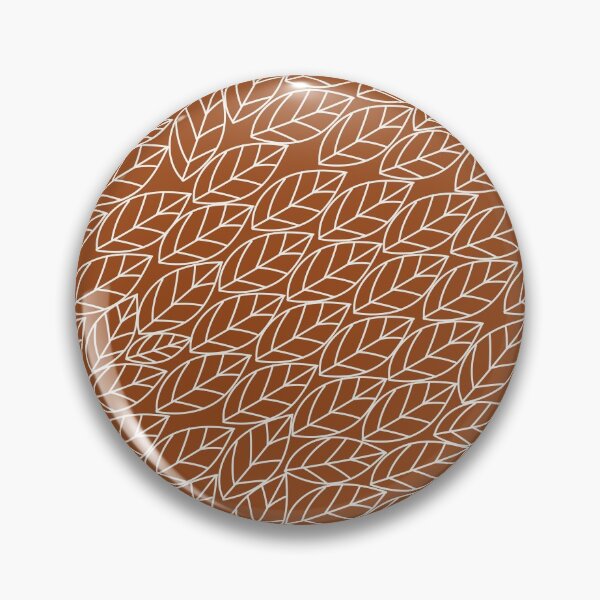 Item preview, Doodle Leaves Rust and Light Grey (almost white) Small pattern designed and sold by BlertaDK.