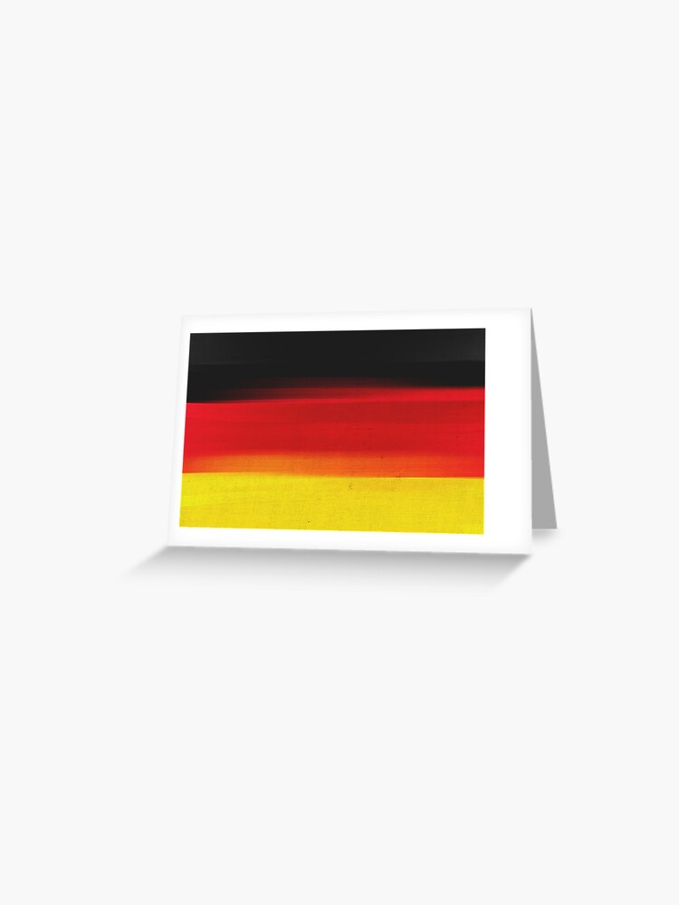 Grußkarte for Sale mit Deutschland-Flagge, deutsche Rennflaggen