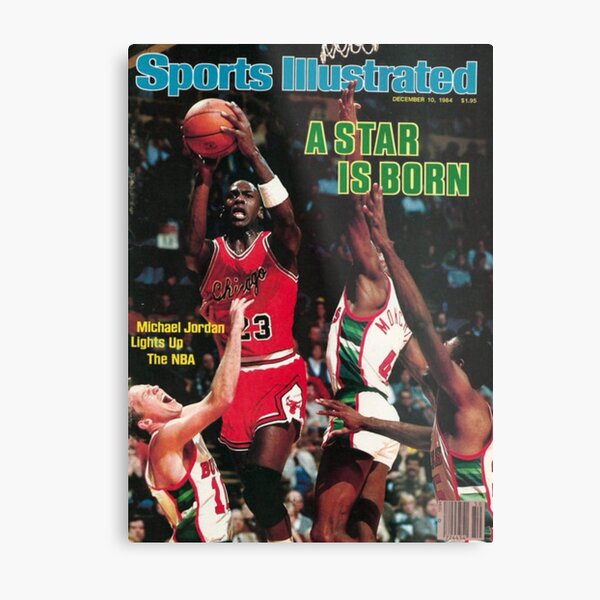 Michael Jordan A star is born Metal Print