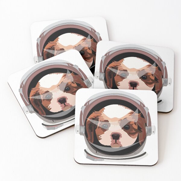 Item preview, Astronaut cute puppy traveling to space.astronaut cape, space suit  designed and sold by SGS-.