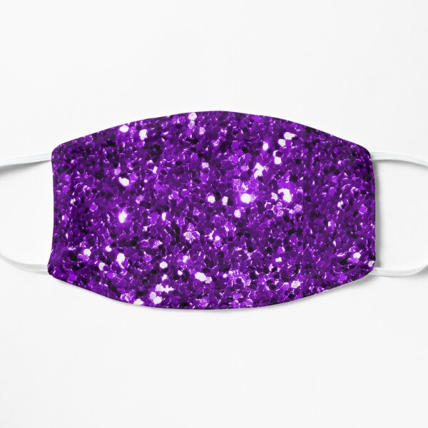 Purple Glitter Face Mask