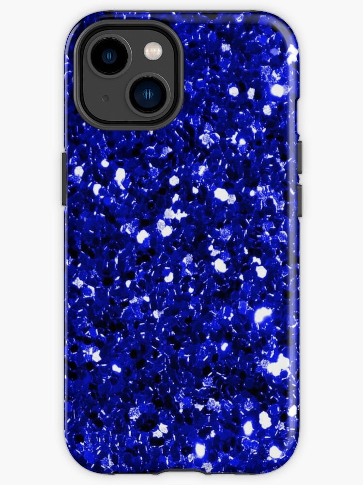 BLUE MARBLE TEXTURE Protective Phone Case for iPhone 14 13 