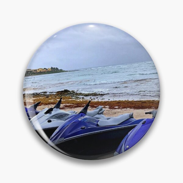 Item preview, Row of Jet Skis on Beach  designed and sold by abbymiller318.