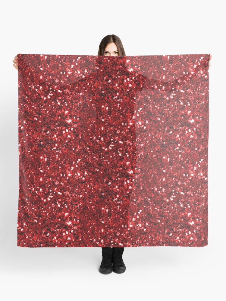 Red store sparkly scarf