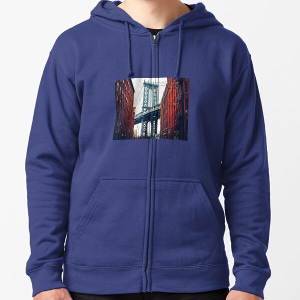 Washington bridge Zipped Hoodie