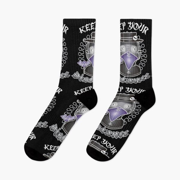 Item preview, KEEP YOUR DISTANCE, CORONAVIRUS, PLAGUE DR, CUTE DARK  designed and sold by FRKI-DIDI.