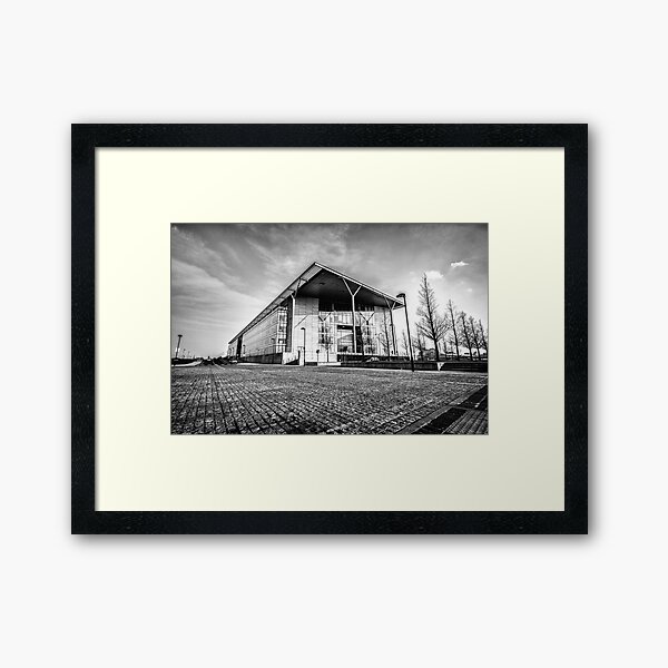 Docklands B&W Framed Art Print