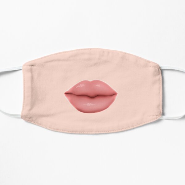 Pink glossy lips Mask